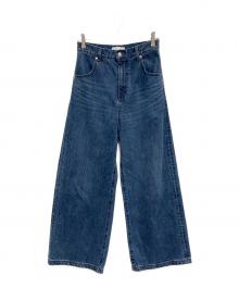 RIM.ARK（リムアーク）の古着「デニムワイドパンツ」｜ブルー
