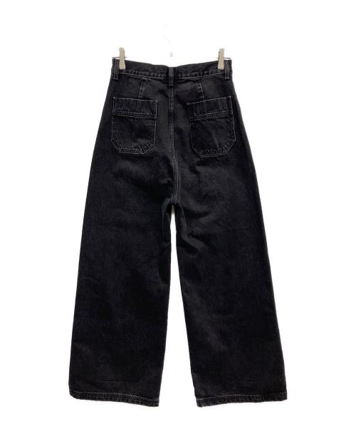 RIM.ARK（リムアーク）RIM.ARK (リムアーク) デニムワイドパンツ ブラック サイズ:36の古着・服飾アイテム
