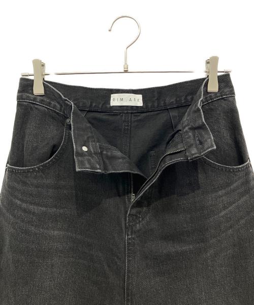 RIM.ARK（リムアーク）RIM.ARK (リムアーク) デニムワイドパンツ ブラック サイズ:36の古着・服飾アイテム