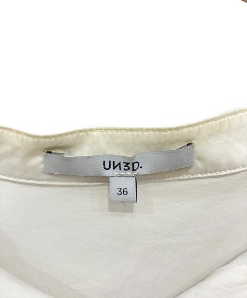 UN3D.（アンスリード）UN3D. (アンスリード) 長袖シャツ ホワイト サイズ:36の古着・服飾アイテム