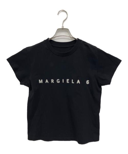MM6 Maison Margiela（エムエムシックスメゾンマルジェラ）MM6 Maison Margiela (エムエムシックスメゾンマルジェラ) 半袖カットソー ブラック サイズ:Mの古着・服飾アイテム