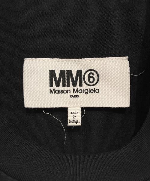 MM6 Maison Margiela（エムエムシックスメゾンマルジェラ）MM6 Maison Margiela (エムエムシックスメゾンマルジェラ) 半袖カットソー ブラック サイズ:Mの古着・服飾アイテム