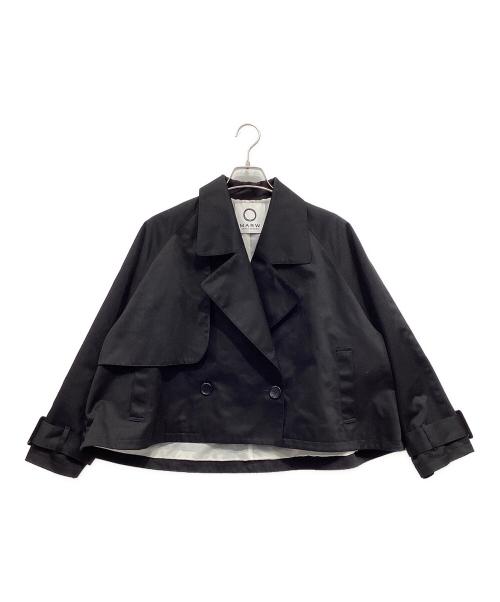 MARW UNITED ARROWS（マルゥ ユナイテッドアローズ）MARW UNITED ARROWS (マルゥ ユナイテッドアローズ) ショートトレンチコート ブラック サイズ:36の古着・服飾アイテム