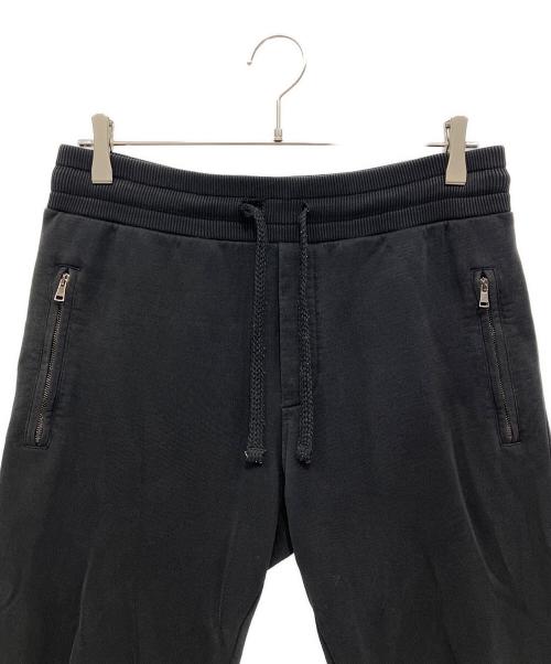 DOLCE & GABBANA（ドルチェ＆ガッバーナ）DOLCE & GABBANA (ドルチェ＆ガッバーナ) スウェットパンツ ブラック サイズ:44の古着・服飾アイテム