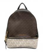 MICHAEL KORSマイケル・コース）の古着「リュック」｜ブラウン×ホワイト