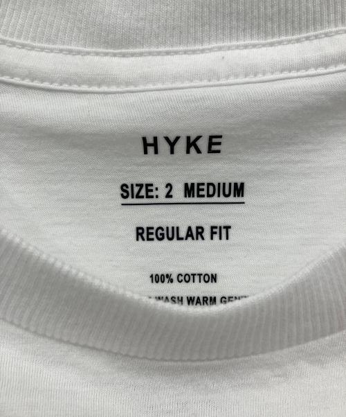 HYKE（ハイク）HYKE (ハイク) 半袖カットソー ホワイト サイズ:M 未使用品の古着・服飾アイテム