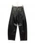 Curensology (カレンソロジー) フェイクレザーパンツ ブラック サイズ:36：15000円