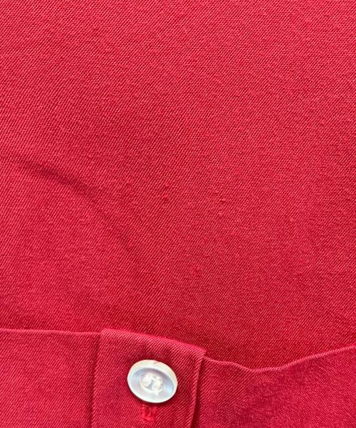 Hilton（ヒルトン）Hilton (ヒルトン) ボーリングシャツ レッド サイズ:Mの古着・服飾アイテム