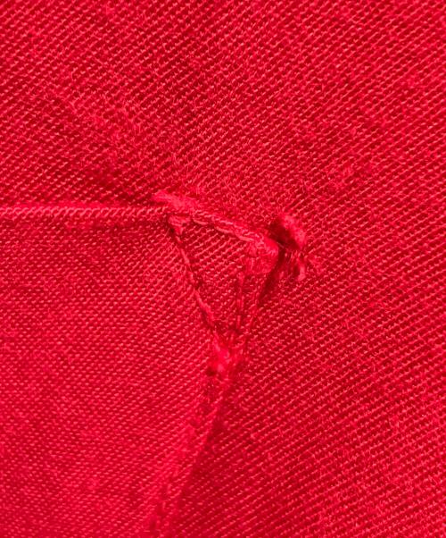 Hilton（ヒルトン）Hilton (ヒルトン) ボーリングシャツ レッド サイズ:Mの古着・服飾アイテム