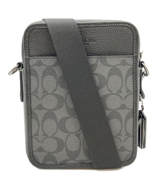 COACH（コーチ）COACH (コーチ) シグネチャーサリバン クロスボディ キャンバス ブラックの古着・服飾アイテム