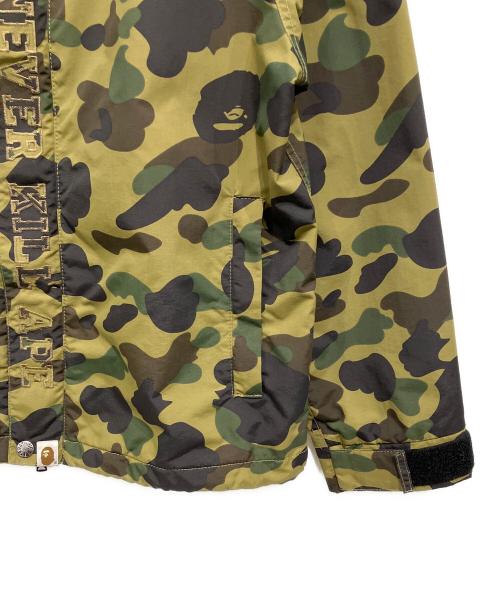 A BATHING APE（ア ベイシング エイプ）A BATHING APE (ア ベイシング エイプ) マウンテンパーカー カーキ×ブラック サイズ:Mの古着・服飾アイテム
