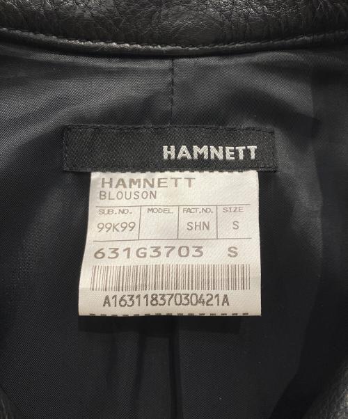 KATHARINE HAMNETT（キャサリンハムネット）KATHARINE HAMNETT (キャサリンハムネット) レザーライダースジャケット ブラック サイズ:Sの古着・服飾アイテム