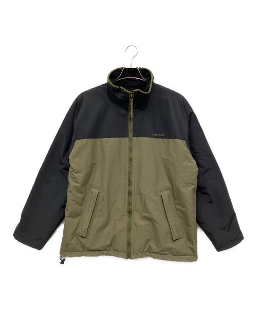 NAUTICA（ノーティカ）NAUTICA (ノーティカ) リバーシブルジャケット オリーブ×ブラック サイズ:Mの古着・服飾アイテム