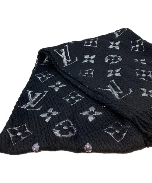 LOUIS VUITTON（ルイ ヴィトン）LOUIS VUITTON (ルイ ヴィトン) マフラー ブラックの古着・服飾アイテム