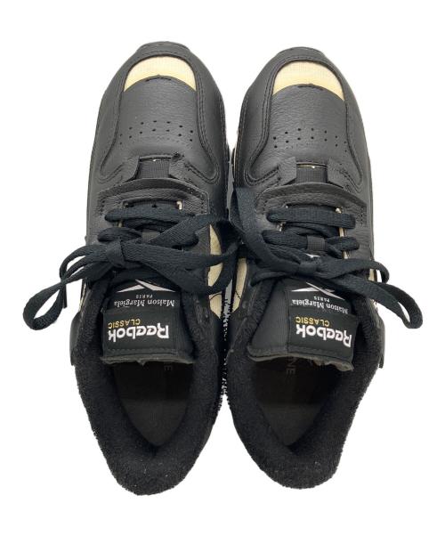 REEBOK（リーボック）REEBOK (リーボック) Maison Margiela (メゾンマルジェラ) PROJECT 0 CL MEMORY OF V2 ブラック×アイボリー サイズ:24.0cmの古着・服飾アイテム