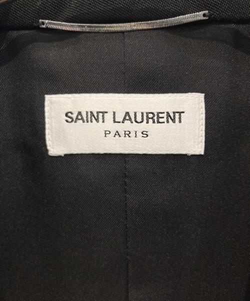 Saint Laurent Paris（サンローランパリ）Saint Laurent Paris (サンローランパリ) ダブルジャケット ブラック サイズ:46の古着・服飾アイテム