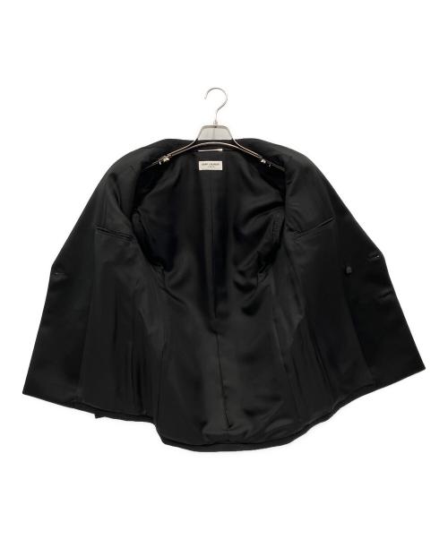 Saint Laurent Paris（サンローランパリ）Saint Laurent Paris (サンローランパリ) ダブルジャケット ブラック サイズ:46の古着・服飾アイテム