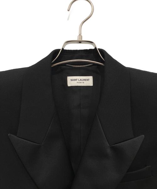 Saint Laurent Paris（サンローランパリ）Saint Laurent Paris (サンローランパリ) ダブルジャケット ブラック サイズ:46の古着・服飾アイテム