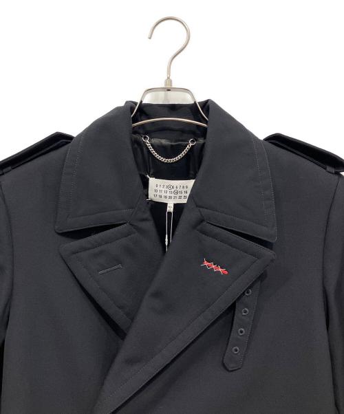 Maison Margiela（メゾンマルジェラ）Maison Margiela (メゾンマルジェラ) トレンチコート ブラック サイズ:38 未使用品の古着・服飾アイテム