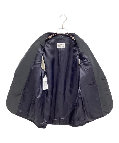 Maison Margiela（メゾンマルジェラ）Maison Margiela (メゾンマルジェラ) サテンラペルジャケット ブラック サイズ:38の古着・服飾アイテム