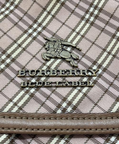 BURBERRY BLUE LABEL（バーバリーロンドンブルーレーベル）BURBERRY BLUE LABEL (バーバリーロンドンブルーレーベル) トートバッグ ピンクの古着・服飾アイテム