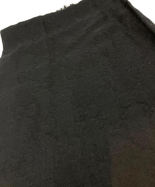 GUCCI（グッチ）GUCCI (グッチ) ストール ブラック サイズ:45×180cmの古着・服飾アイテム