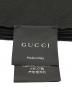 中古・古着 GUCCI (グッチ) ストール ブラック サイズ:45×180cm：15000円