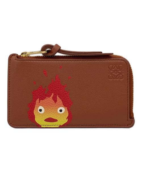 LOEWE（ロエベ）LOEWE (ロエベ) スタジオジブリ (スタジオジブリ) カードケース ブラウンの古着・服飾アイテム