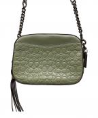 COACHコーチ）の古着「ショルダーバッグ」｜オリーブ