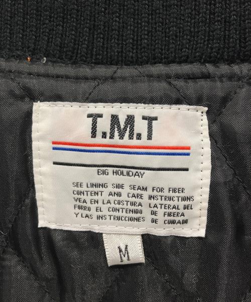 TMT（ティーエムティー）TMT (ティーエムティー) スタジャン ネイビー×ホワイト サイズ:Mの古着・服飾アイテム