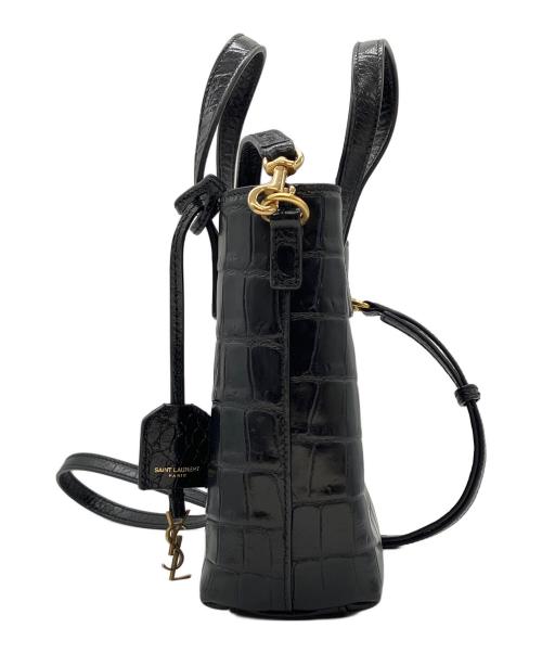 Saint Laurent Paris（サンローランパリ）Saint Laurent Paris (サンローランパリ) ミニトイショッピングバッグ ブラックの古着・服飾アイテム