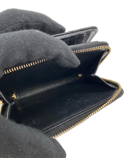 Saint Laurent Paris（サンローランパリ）Saint Laurent Paris (サンローランパリ) 2つ折り財布 ブラックの古着・服飾アイテム