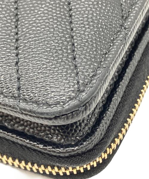 Saint Laurent Paris（サンローランパリ）Saint Laurent Paris (サンローランパリ) 2つ折り財布 ブラックの古着・服飾アイテム