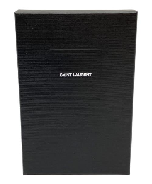 Saint Laurent Paris（サンローランパリ）Saint Laurent Paris (サンローランパリ) 2つ折り財布 ブラックの古着・服飾アイテム