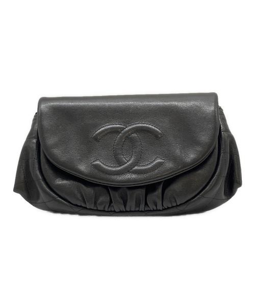 CHANEL（シャネル）CHANEL (シャネル) チェーンショルダーウォレット ブラックの古着・服飾アイテム