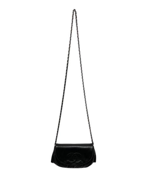 CHANEL（シャネル）CHANEL (シャネル) チェーンショルダーウォレット ブラックの古着・服飾アイテム
