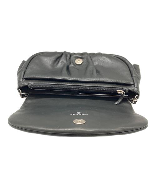 CHANEL（シャネル）CHANEL (シャネル) チェーンショルダーウォレット ブラックの古着・服飾アイテム