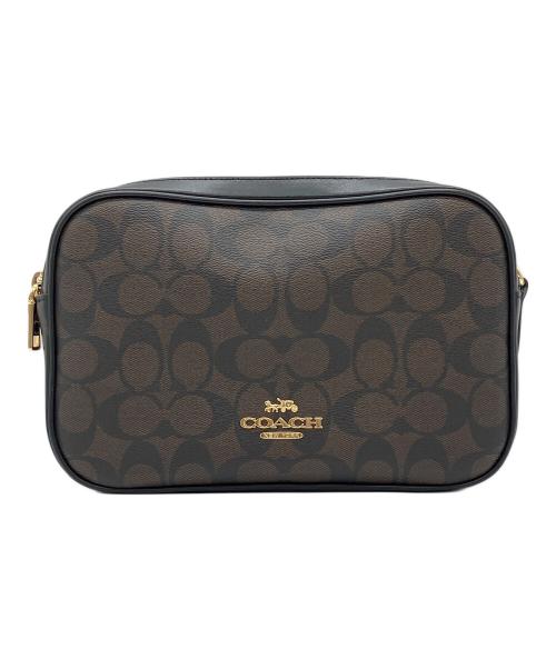 COACH（コーチ）COACH (コーチ) ショルダーバッグ ブラウン×ブラックの古着・服飾アイテム