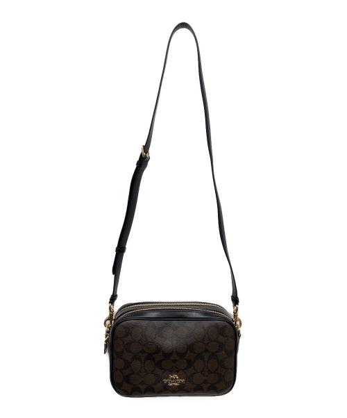 COACH（コーチ）COACH (コーチ) ショルダーバッグ ブラウン×ブラックの古着・服飾アイテム