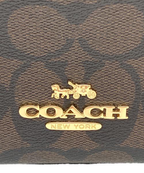 COACH（コーチ）COACH (コーチ) ショルダーバッグ ブラウン×ブラックの古着・服飾アイテム