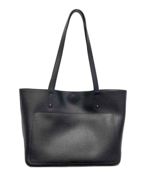 LONGCHAMP（ロンシャン）LONGCHAMP (ロンシャン) レザートートバッグ ブラックの古着・服飾アイテム