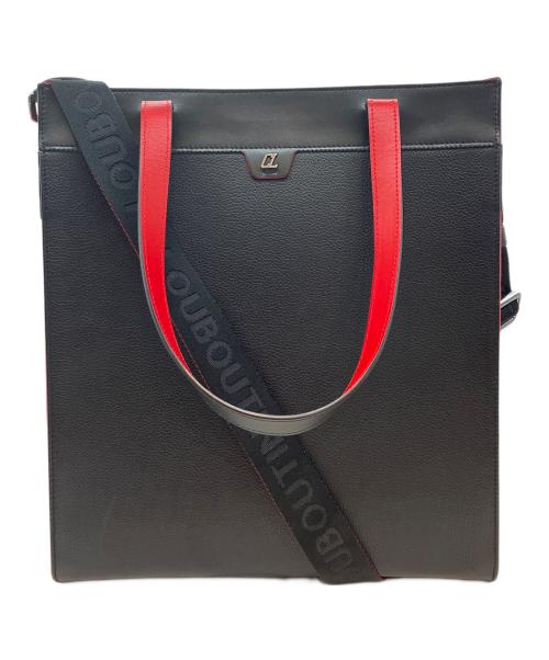 Christian Louboutin（クリスチャン・ルブタン）Christian Louboutin (クリスチャン・ルブタン) トートバッグ ブラック×レッドの古着・服飾アイテム