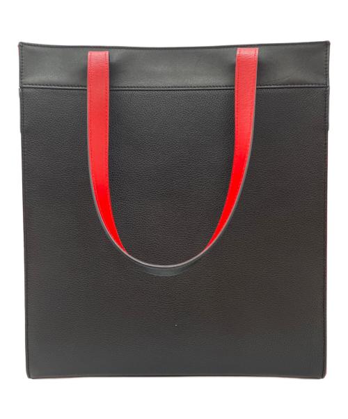 Christian Louboutin（クリスチャン・ルブタン）Christian Louboutin (クリスチャン・ルブタン) トートバッグ ブラック×レッドの古着・服飾アイテム
