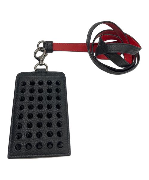 Christian Louboutin（クリスチャン・ルブタン）Christian Louboutin (クリスチャン・ルブタン) トートバッグ ブラック×レッドの古着・服飾アイテム