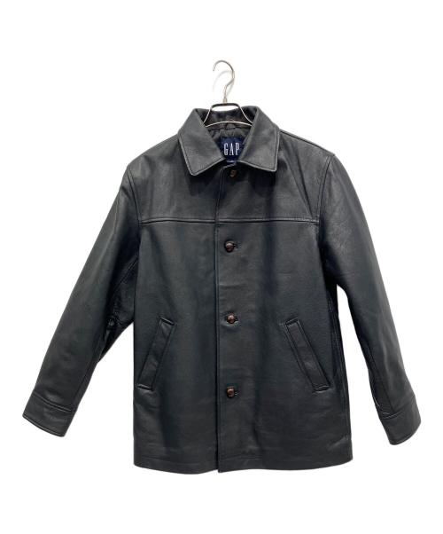 GAP（ギャップ）GAP (ギャップ) レザージャケット ブラック サイズ:XSの古着・服飾アイテム
