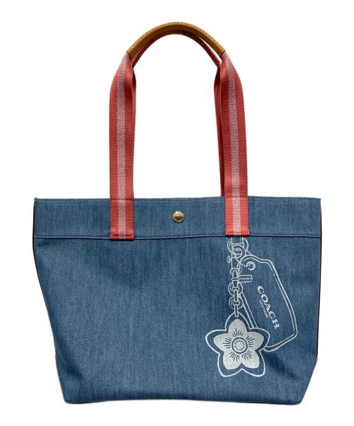 COACH（コーチ）COACH (コーチ) トートバッグ ブルーの古着・服飾アイテム