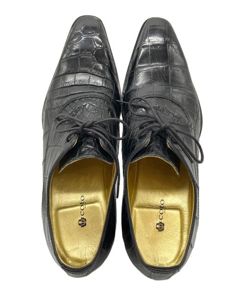 VERO CUOIO（ベロクオイオ）VERO CUOIO (ベロクオイオ) レザーシューズ ブラック サイズ:25の古着・服飾アイテム