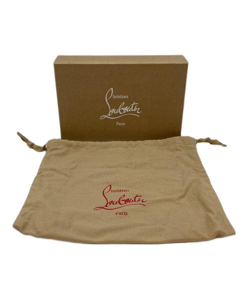 Christian Louboutin（クリスチャン・ルブタン）Christian Louboutin (クリスチャン・ルブタン) ラウンドファスナー財布 ブラックの古着・服飾アイテム