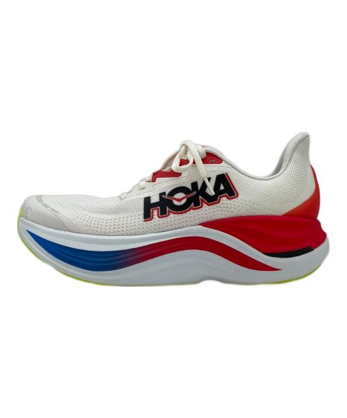 HOKAONEONE（ホカオネオネ）HOKAONEONE (ホカオネオネ) ローカットスニーカー ホワイト×レッド サイズ:29.0cmの古着・服飾アイテム