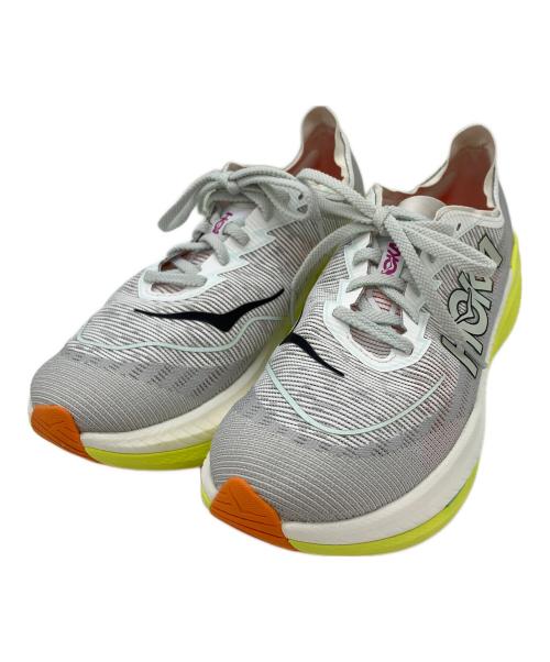 HOKAONEONE（ホカオネオネ）HOKAONEONE (ホカオネオネ) スニーカー ホワイト×イエロー サイズ:27.5cmの古着・服飾アイテム